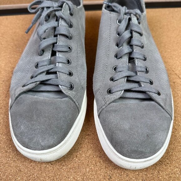 Trask Men's Suede Light Grey Leather Sneakers Size 9.5 - Picture 2 of 8